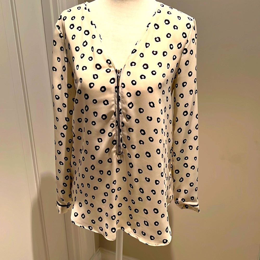 Zara long sleeve top blouse size XS